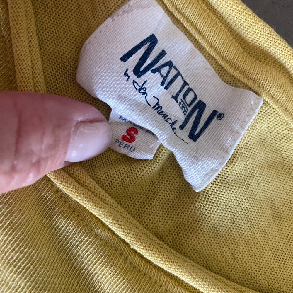NATION LTD tee! Rolled sleeve and neckline are FUN & UNIQUE 🤩SUPER SOFT & COMFY - Picture 9 of 10